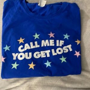 Free 💜just add to bundle 🩷 Call me if you get lost blue shirt size  XXL